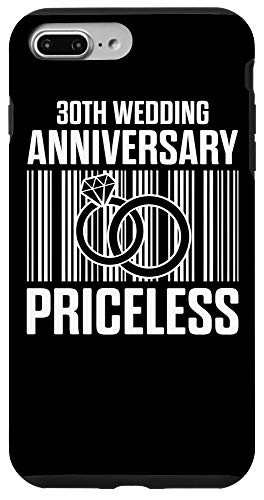iPhone 7 Plus-8 Plus 30th 30 year Wedding Anniversary Gift Price Husband Wife Case