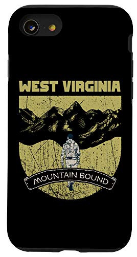 iPhone SE -2020- - 7 - 8 West Virginia Vintage Mountain Bound Outdoors Hiking Case