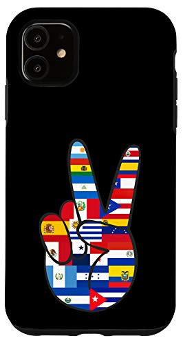 iPhone 11 National Hispanic Heritage Month Peace Sign Latino Countries Case