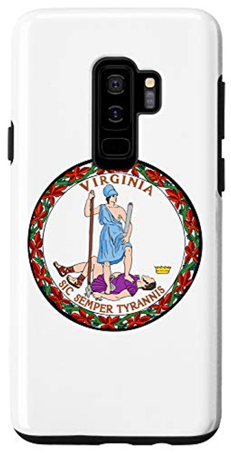 Galaxy S9- State of Virginia Seal Flag - I Love my Home Country Case Galaxy S9- State of Virginia Seal Flag - I Love my Home Country Case