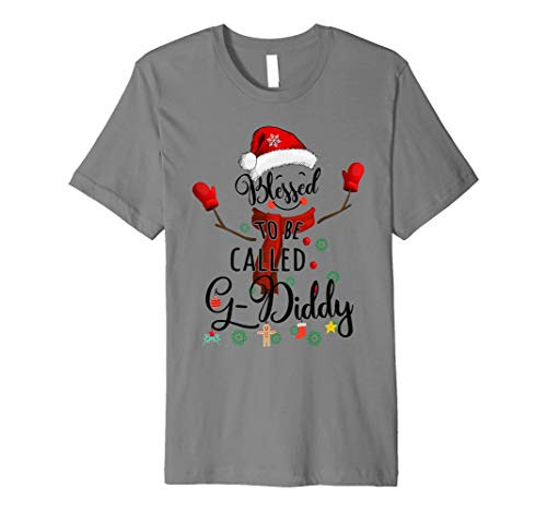 Grandma tee - Blessed to be called G-Diddy Snowman Premium T-Shirt