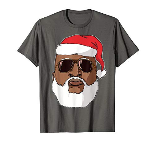 Black hip hop Santa Claus novelty African American Santa T-Shirt Black hip hop Santa Claus novelty African American Santa T-Shirt