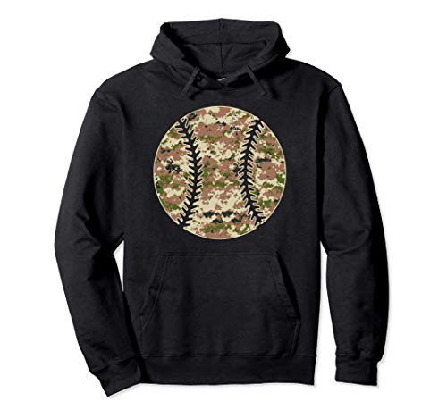 Digital Desert Camo Softball - Desert Camouflage Softball Pullover Hoodie