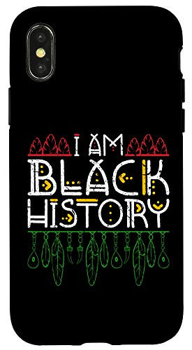 iPhone X-XS I Am Black History Month February Afro Girl Case