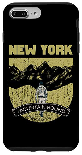 iPhone 7 Plus-8 Plus New York Vintage Mountain Bound Outdoors Hiking Souvenir Case