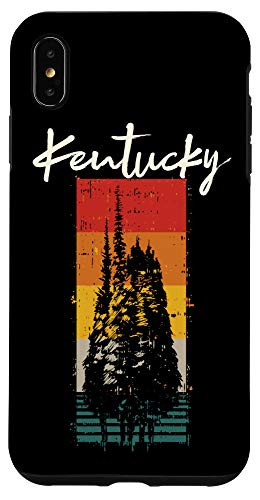 iPhone XS Max Kentucky Vintage Outdoors Sunset Souvenir Case
