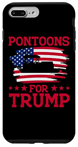 iPhone 7 Plus-8 Plus Pontoons For Trump - Pontoon Boat Owner Case