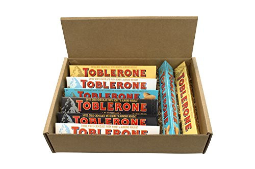 TOBLERONE Chocolate Candy Bar Variety Assortment Pack -8 Bar Variety-