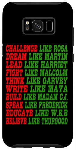 Galaxy S8- Black History Month Pride Black Power Leaders Case