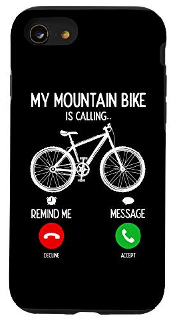 iPhone SE -2020- - 7 - 8 Mountain Bike Is Calling MTB Downhill Cyclist Bicycling Gift Case iPhone SE -2020- - 7 - 8 Mountain Bike Is Calling MTB Downhill Cyclist Bicycling Gift Case