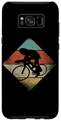 Galaxy S8- Cycling Retro 1960s 1970s Style Cyclist Bike Rider Case