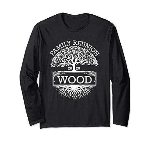 2020 Wood Matching Family Reunion Gift Long Sleeve T-Shirt