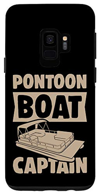 Galaxy S9 Pontoon Boat Captain Funny Christmas Gift Case