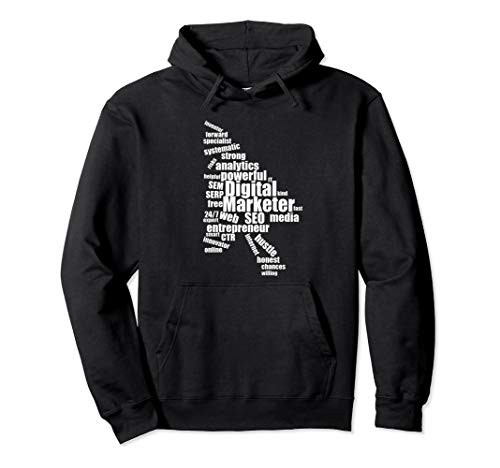 Wordcloud Digital Marketing Digital Marketer Pullover Hoodie
