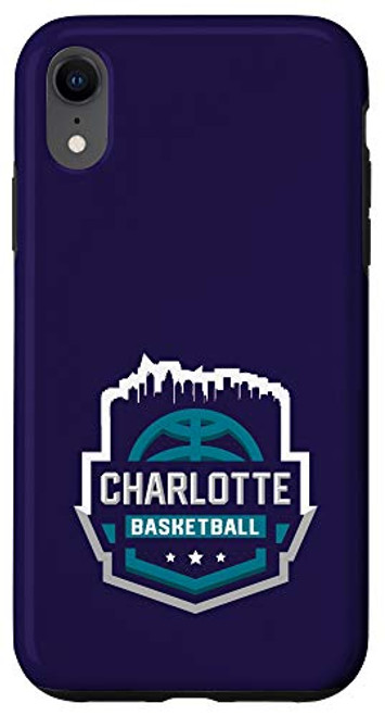iPhone XR Classic Charlotte Basketball Stars Skyline Case iPhone XR Classic Charlotte Basketball Stars Skyline Case