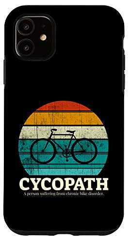 iPhone 11 Cycopath Funny Cycling Cyclist Retro Bicycle Bike Gift Men Case