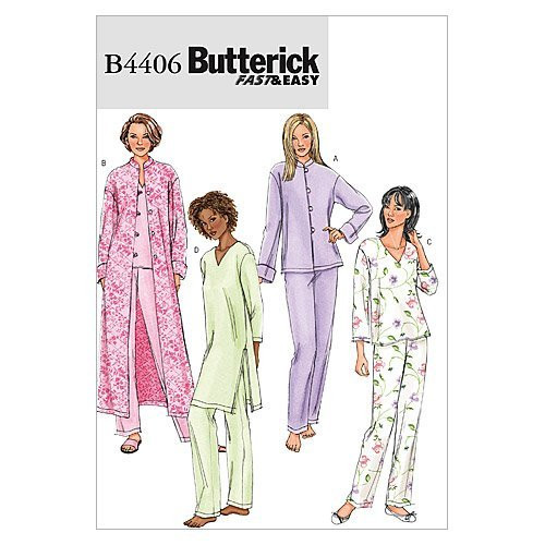 BUTTERICK PATTERNS B4406 Misses'/Misses' Petite Jacket, Robe, Top, Tunic and Pants, Size Z (LRG-XLG) BUTTERICK PATTERNS B4406 Misses'/Misses' Petite Jacket, Robe, Top, Tunic and Pants, Size Z (LRG-XLG)