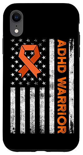 iPhone XR ADHD Awareness America Attention Deficit Warrior Survivor Case