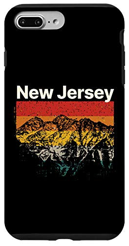 iPhone 7 Plus-8 Plus New Jersey Vintage Mountain Sunset Outdoors Hiking Souvenir Case