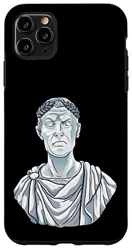 iPhone 11 Pro Max Julius Caesar Bust Classic SPQR Ancient Rome History Buff Case