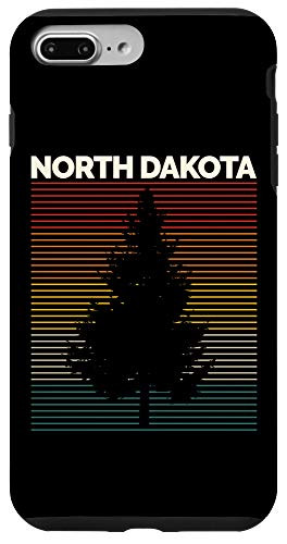 iPhone 7 Plus-8 Plus North Dakota Vintage Outdoors Sunset Souvenir Case