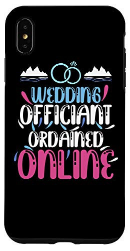 iPhone XS Max Wedding Officiant Planning Internet Ordained Minister Gift Case