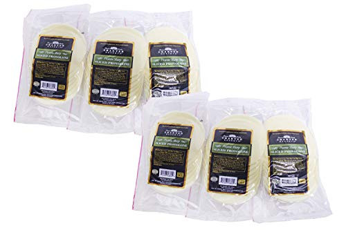 Charter Reserve Sharp Provolone Cheese Slices 7 Oz each -Pack Of 6- Charter Reserve Sharp Provolone Cheese Slices 7 Oz each -Pack Of 6-