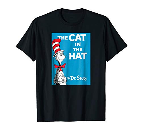 Dr- Seuss The Cat in the Hat Book Cover T-shirt