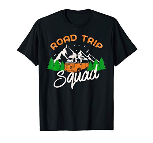 Digital Nomad Wanderlust Travel Road Trip Squad T-Shirt