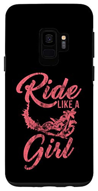 Galaxy S9 Ride Like A Girl Motocross Dirt Bike Rider Motorcycle Gift Case Galaxy S9 Ride Like A Girl Motocross Dirt Bike Rider Motorcycle Gift Case
