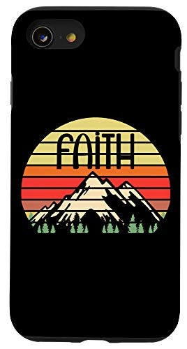 iPhone SE -2020- - 7 - 8 Sunset Mountain Faith Outdoor Inspirational Case