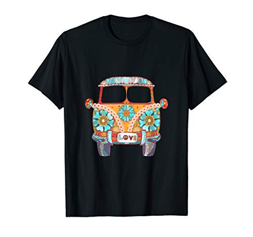 Vintage 1960s Hippie Micro Bus Van Gift T-Shirt