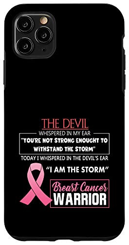 iPhone 11 Pro Max Breast Cancer Survivor Warrior Month October Support Gift Case