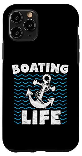 iPhone 11 Pro Boating Life Boat Anchor Waves Boating Phone Case