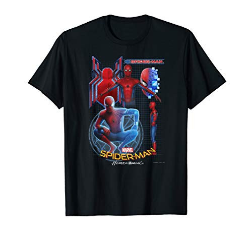 Marvel Spider-Man Homecoming Digital Profile Graphic T-Shirt