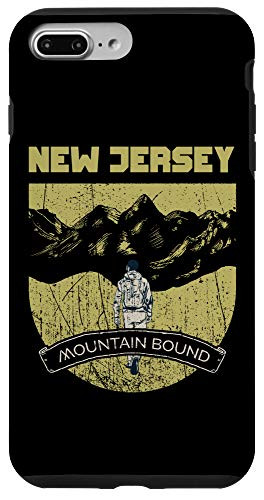 iPhone 7 Plus-8 Plus New Jersey Vintage Mountain Bound Outdoors Hiking Souvenir Case