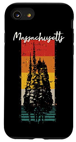 iPhone SE -2020- - 7 - 8 Massachusetts Vintage Outdoors Sunset Souvenir Case