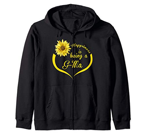 G-Ma Gift Happiness Is Being A G-Ma Zip Hoodie