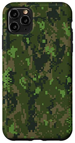 iPhone 11 Pro Max Canadian Disruptive Pattern Camo - Digital CADPAT Camouflage Case