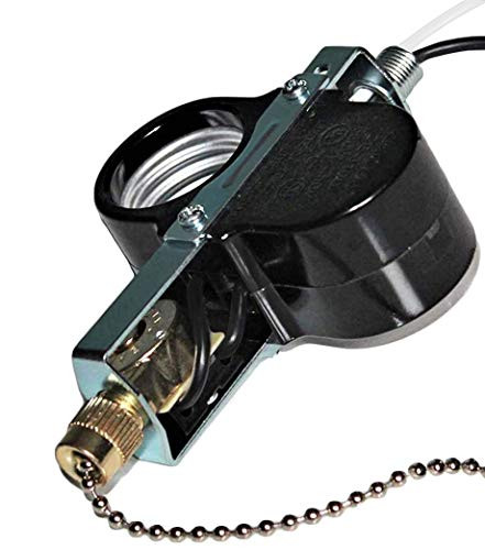 Ceiling Fan Socket Switch Zing Ear ZE-310D Socket with ZE-109M Pull Chain Switch for Ceiling Fan Lamp Light Lamp Holder