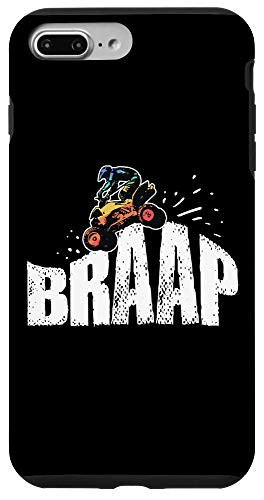 iPhone 7 Plus-8 Plus Retro Fun Gift ATV Four Wheeler Braap Quad Bike Case