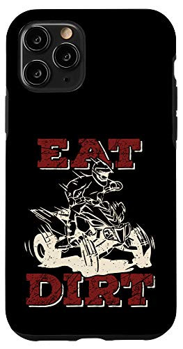 iPhone 11 Pro Eat Dirt Quad Biker Gift ATV Four Wheeler Quad Bike Lover Case