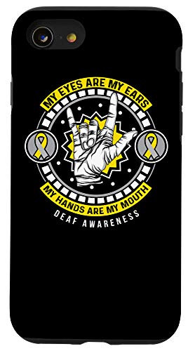 iPhone SE -2020- - 7 - 8 Deaf Awareness Eyes Ears Deafness Hearing Loss Warrior Case