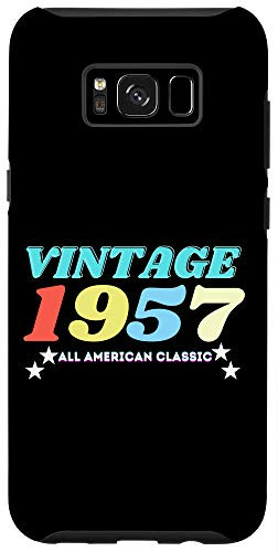 Galaxy S8- Vintage 1957 American Classic 64th Bday Birthday Gift Case
