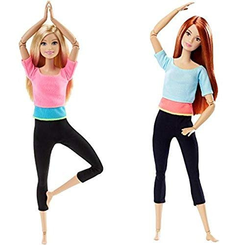 Barbie Made to Move Barbie Doll Pink Top and Made to Move Barbie Doll Bundle Barbie Made to Move Barbie Doll Pink Top and Made to Move Barbie Doll Bundle