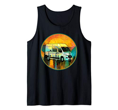 Van Life Vanlifer Campers Camping Traveler Sprinter Tank Top
