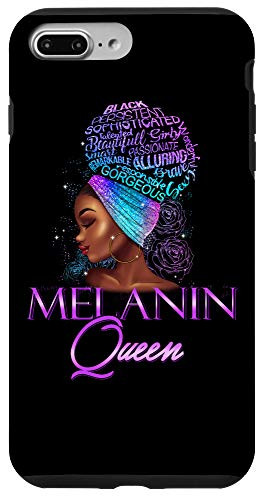 iPhone 7 Plus-8 Plus Melanin Queen Strong Black Woman African American Womens Case