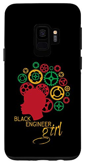 Galaxy S9 Black Woman Afro Engineer Cool Black History Month Gift Case Galaxy S9 Black Woman Afro Engineer Cool Black History Month Gift Case
