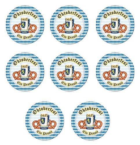 Oktoberfest Plates   (8/Pkg)