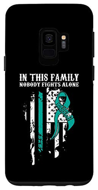 Galaxy S9 Family Fight- Ovarian Cancer Awareness Gift Ovarian Cancer Case Galaxy S9 Family Fight- Ovarian Cancer Awareness Gift Ovarian Cancer Case
